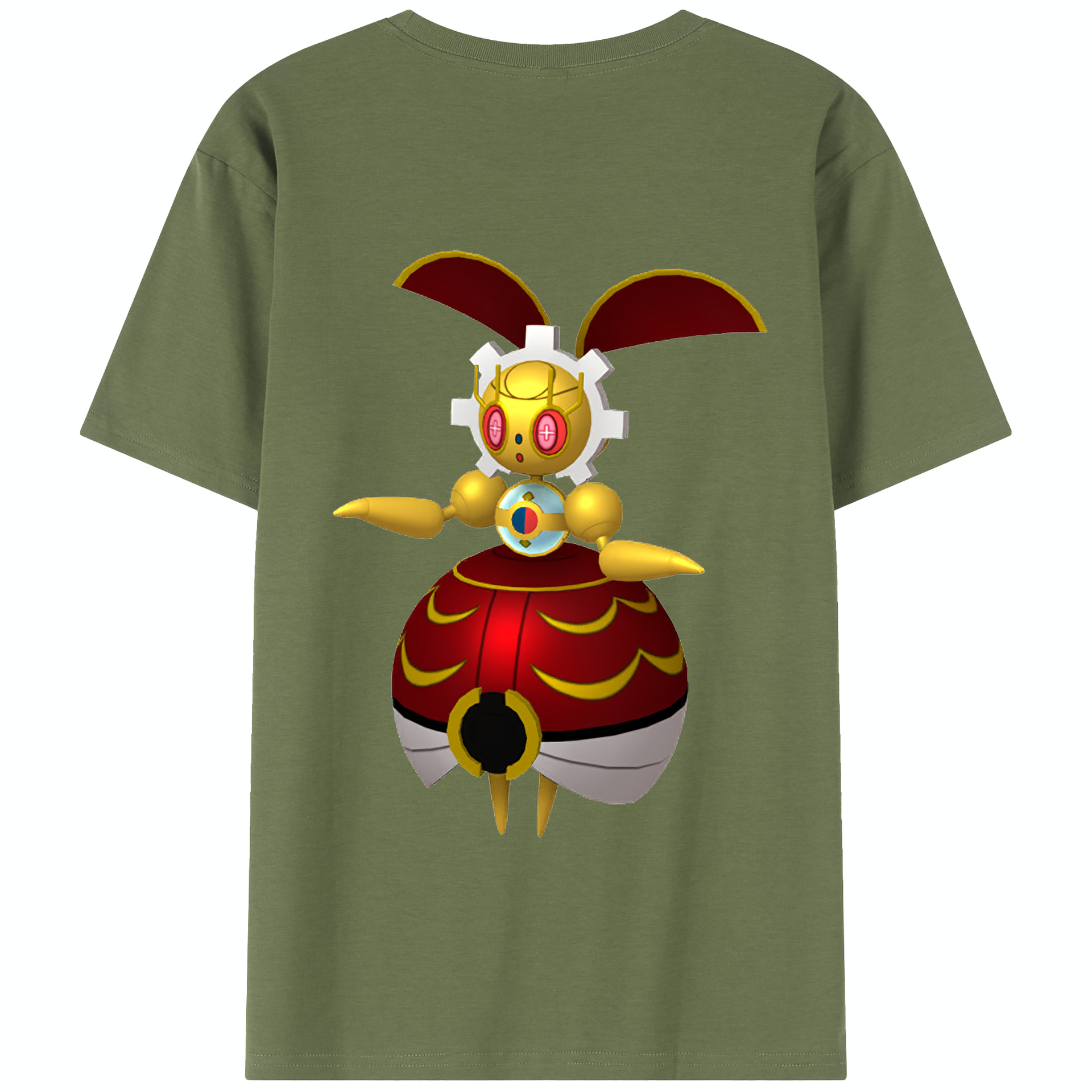 （画像用） ポケットモンスター Pokémon 綿100％半袖Tシャツ（背面プリント）